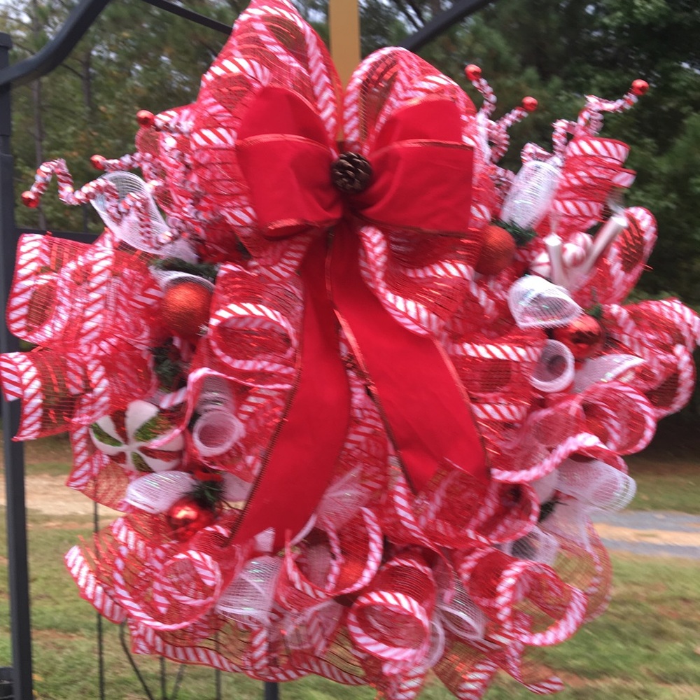 Wreath Candy Cane
